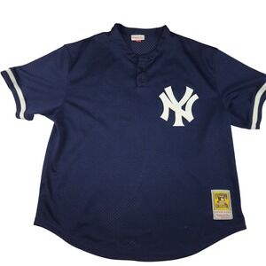 Mitchell Ness New York Yankees Mariano Rivera 42 Jersey 52 2XL Navy White